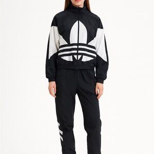 Vintage Y2K Adidas Black & White Tracksuit Set – Women’s S